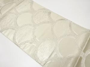 アンティーク　青海波に若松模様織り出し袋帯（材料）